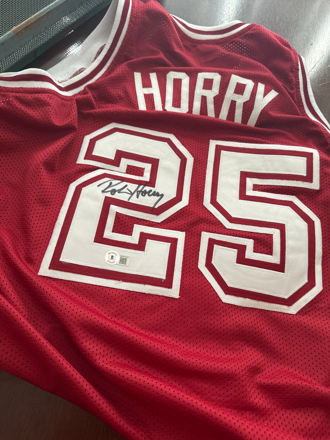 Robert Horry Alabama Basketball Autographed Jersey XL Collectible