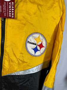 Vintage Pittsburgh Steelers Windbreaker Large Nonbama