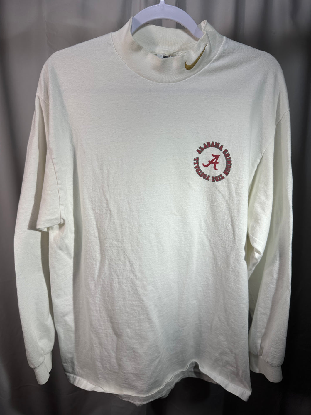 Vintage Nike X Alabama Mock Turtleneck Shirt Large