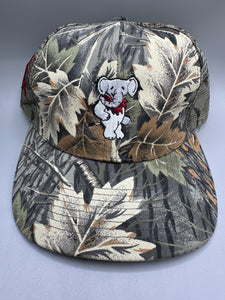 Vintage Camouflage Dancing Elephant Custom Snapback