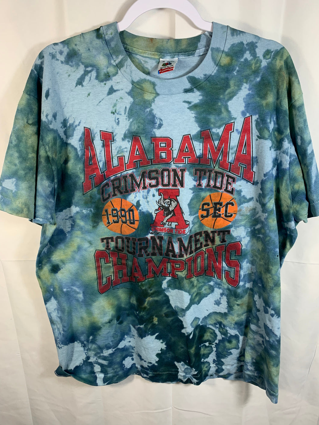 1990 Alabama SEC Champs Tie Dye T-Shirt XL