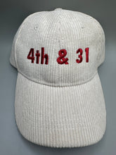 Load image into Gallery viewer, 4th &amp; 31 Game Day Custom Corduroy Hat
