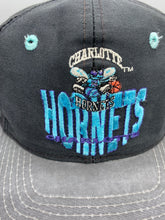 Load image into Gallery viewer, Vintage Charlotte Hornets Snapback Hat
