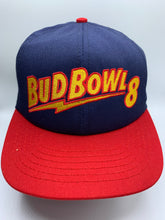 Load image into Gallery viewer, Vintage Bud Bowl Budweiser Snapback Hat
