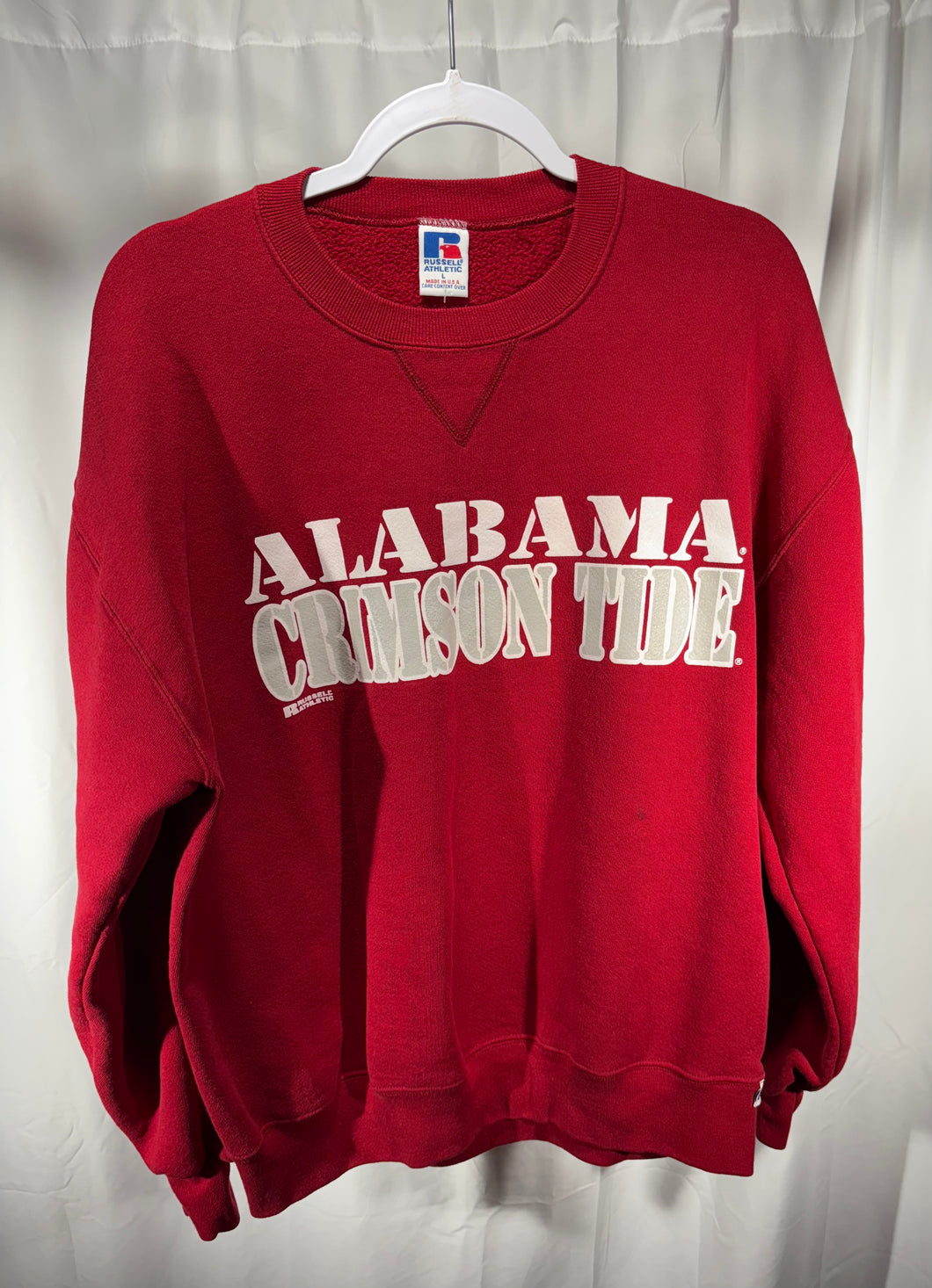 Vintage Alabama X Russell Crewneck Sweatshirt L