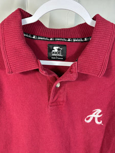 Vintage Starter X Alabama Polo Shirt Large