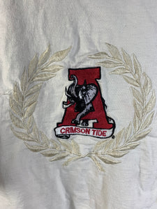 Vintage Alabama Embroidered Crème White T-Shirt XL