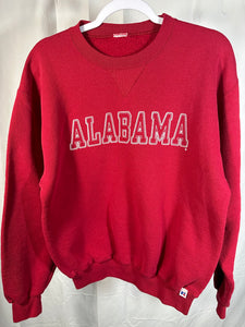 Vintage Alabama X Russell Spellout Sweatshirt Large