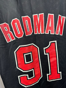 Vintage Champion Chicago Bulls Rodman Jersey Nonbama Large