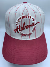 Load image into Gallery viewer, Vintage Alabama X The Game Rare Pinstripes Snapback Hat
