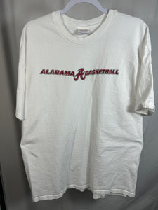 Vintage Alabama Basketball White T-Shirt XL