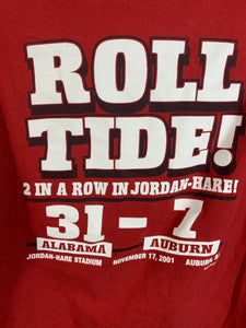 2001 Iron Bowl Game Day T-Shirt XL
