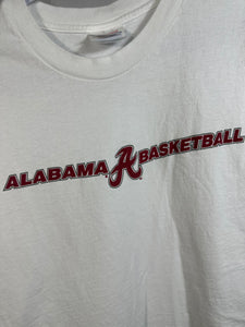 Vintage Alabama Basketball White T-Shirt XL