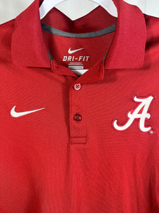 Nike X Alabama Team Issue Polo Shirt Medium