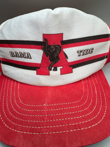 Vintage Alabama Crimson Trucker Two Tone SnapBack Hat