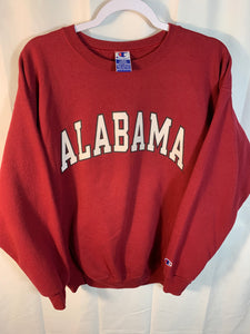 Vintage Champion X Alabama Spellout Sweatshirt Large
