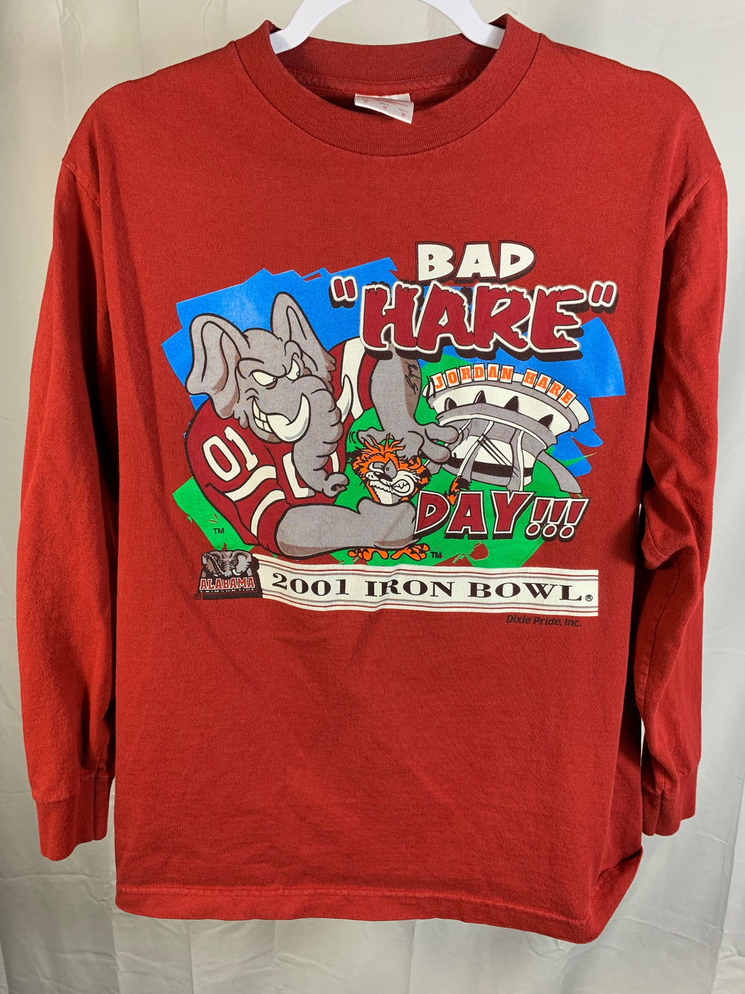 2001 Iron Bowl Game Day Long Sleeve T-Shirt Medium