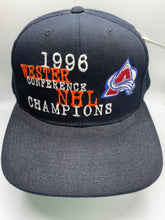 Load image into Gallery viewer, 1996 Colorado Avalanche Champs Snapback Hat
