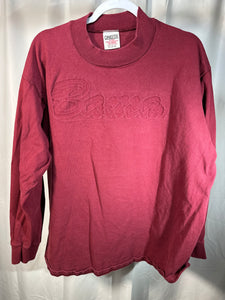 Vintage Bama Embossed Long Sleeve Shirt Large