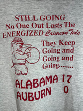 Load image into Gallery viewer, 1992 Iron Bowl Grey Energizer Big AL T-Shirt Medium
