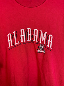 Vintage Alabama Spellout Embroidered T-Shirt XL