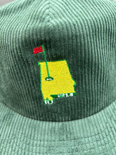 Load image into Gallery viewer, Corduroy Alabama Vintage X Masters Custom Green Snapback
