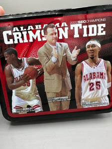 2002 SEC Champs Alabama Basketball Lunch Box