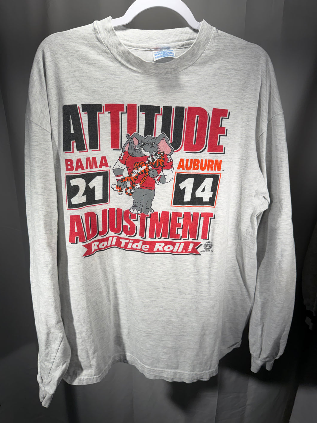 1994 Iron Bowl Grey Long Sleeve Shirt XL