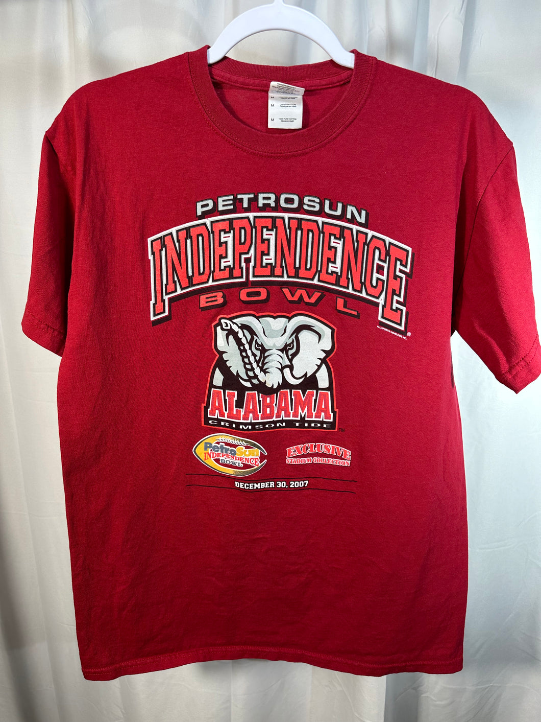 2007 Independence Bowl Game Day T-Shirt Medium