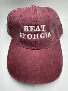 Beat Georgia Game Day Unstructured Custom Hat