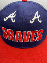 Load image into Gallery viewer, Vintage Atlanta Braves Wrap Around Snapback Hat
