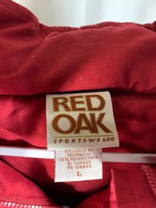 Alabama Y2K Red Oak Windbreaker Jacket Large