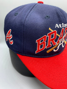 Vintage Atlanta Braves Two Tone Snapback Hat