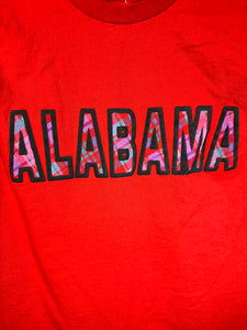 Vintage Alabama X Reebok Spellout T-Shirt XS