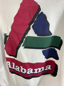 Vintage Alabama White Sweatshirt Large