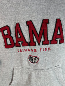 Vintage Bama Grey Hoodie Sweatshirt Small