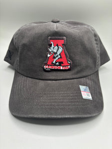 Faded Black Vault A Patch Unstructured Snapback Hat