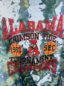 1990 Alabama SEC Champs Tie Dye T-Shirt XL