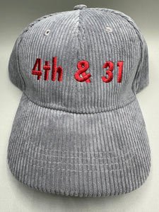 4th & 31 Game Day Custom Corduroy Hat