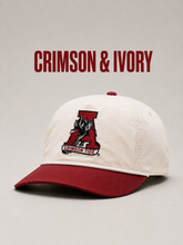 Load image into Gallery viewer, Alabama Performance Rope Snapback Hat | Crimson &amp; Ivory
