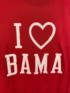 Vintage I love Alabama Russell T-Shirt Medium