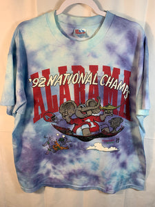 1992 National Champs Tie Dye T-Shirt XL