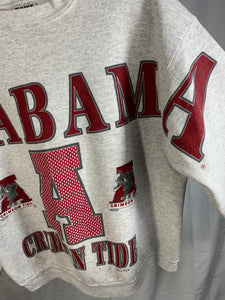Vintage Alabama Grey Spellout Sweatshirt Medium