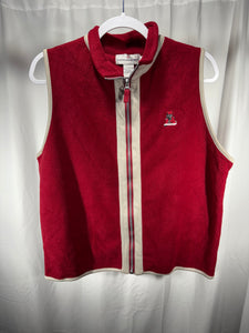 Vintage Alabama Fleece Zip Up Vest Womens Large
