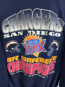 Vintage NFL Chargers Sweatshirt Medium Nonbama