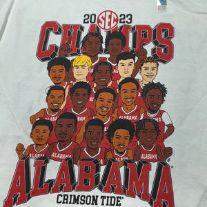 2023 Alabama Basketball SEC Champs Caricature T-Shirt