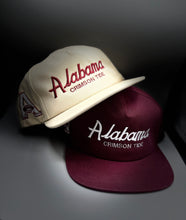 Load image into Gallery viewer, Alabama Script 100 Year Anniversary Limited Snapback Hat
