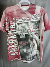 Load image into Gallery viewer, Vintage Alabama Basketball All Over Print Rare T-Shirt Medium
