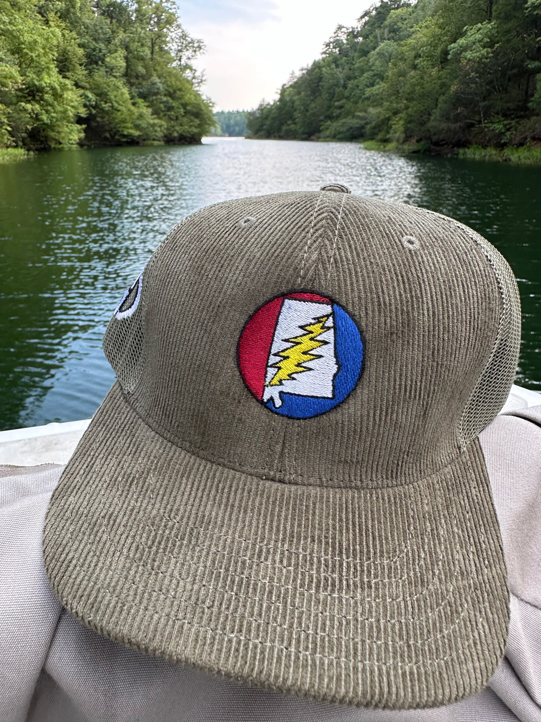 Grateful State of Alabama Custom Corduroy Mesh Snapback