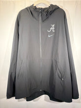 Load image into Gallery viewer, Alabama X Nike Team Issued Black Zip Up Windbreaker 2XL XXL
